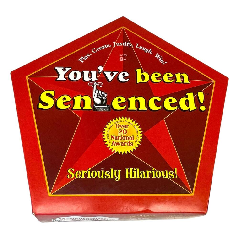 You've Been Sentenced Party Game Complete Clean Minor Box Wear Family Fun Nights